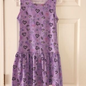 Disney Decendants 3 purple sleeveless Summer dress girl's size 10/12 L